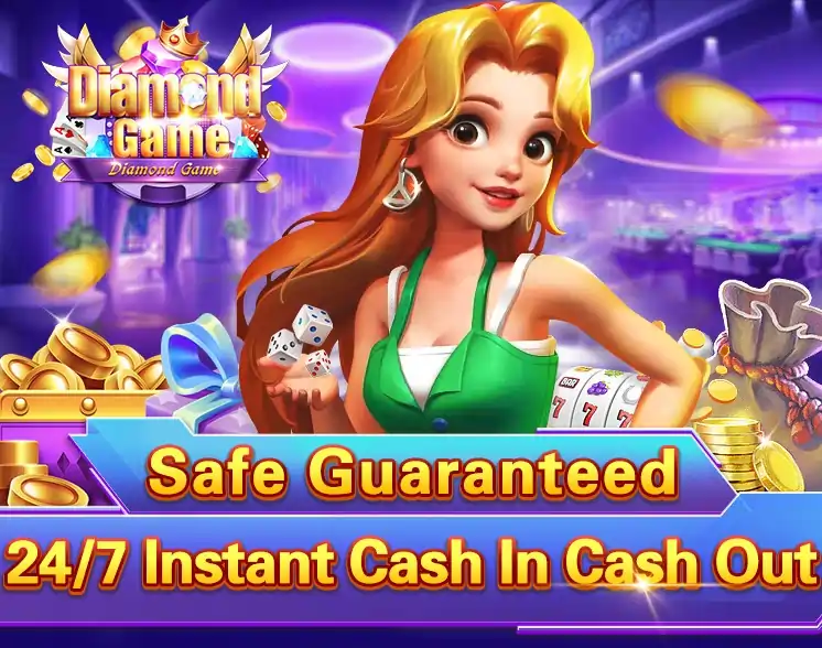 Diamond Game Safe Guaranteed 24/7 Instant Cash In Cash Out